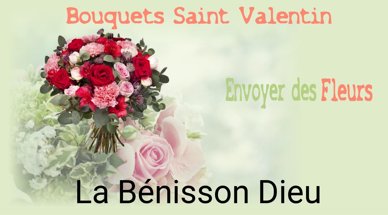 Roses de Saint-Valentin livrées à La Bénisson-Dieu